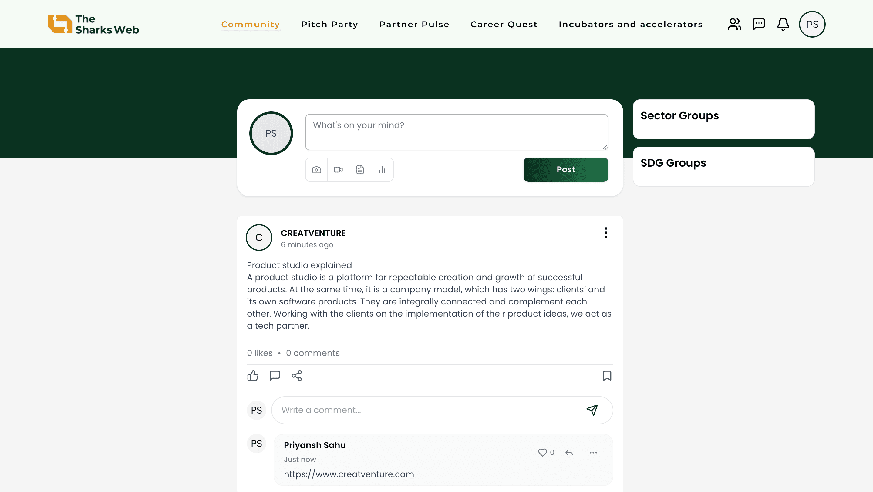 The Sharks Web screenshot 3